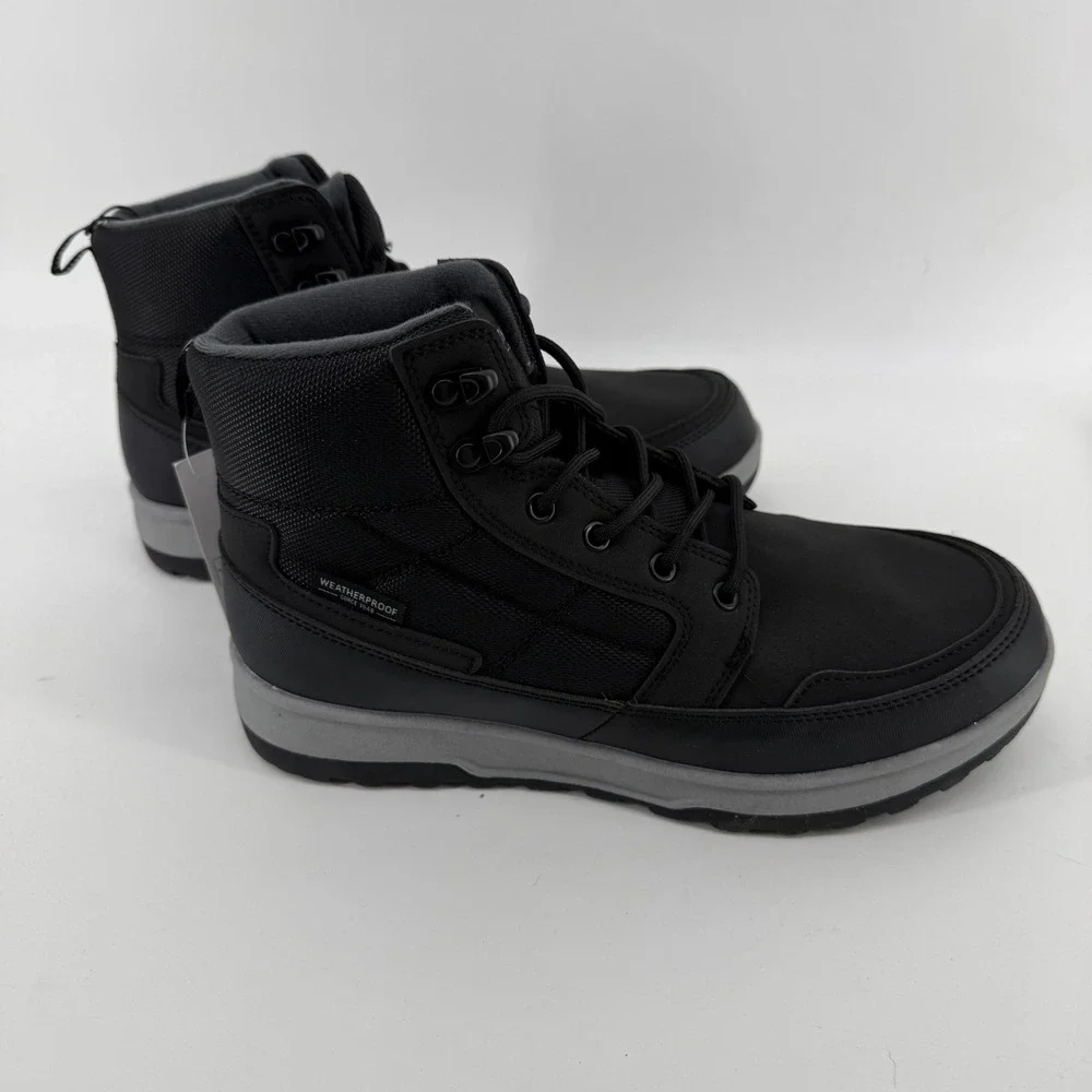 Weatherproof Jenkins Mens Black‎ Hiking Boots Memory Foam 11 1899638